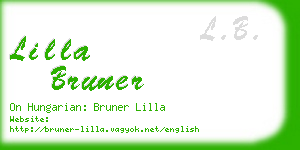 lilla bruner business card